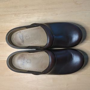 Dansko Brown Oiled Leather Clogs